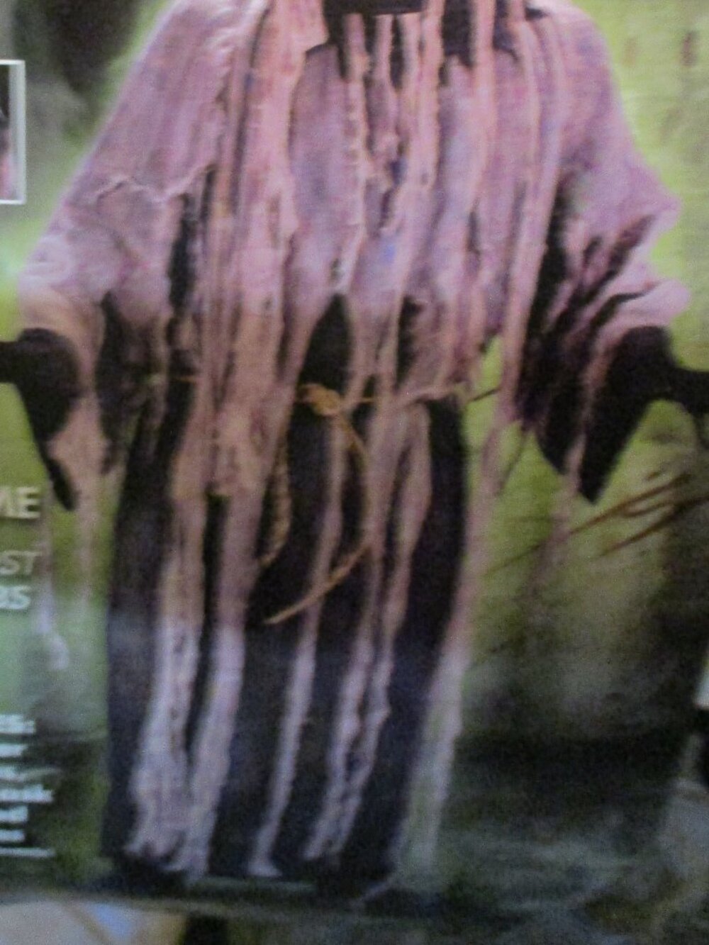 Adult gauze zombie costume one size fits most good preowned condition